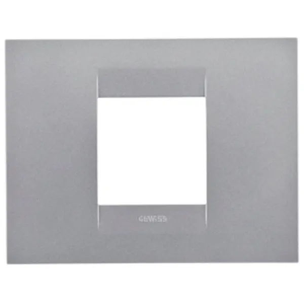 Rama ornament 3 module Gewiss Chorus Geo GW16403VT, titan