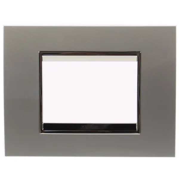 Rama ornament 3 module Gewiss Chorus Lux GW16203VT, titan