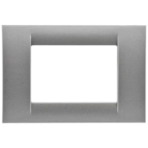 Rama ornament 3 module Gewiss System Virna GW22283, titan