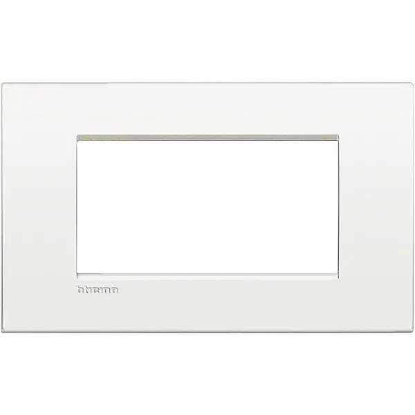 Rama ornament 4 module Bticino Living Light AIR LNC4804BN, alb pur