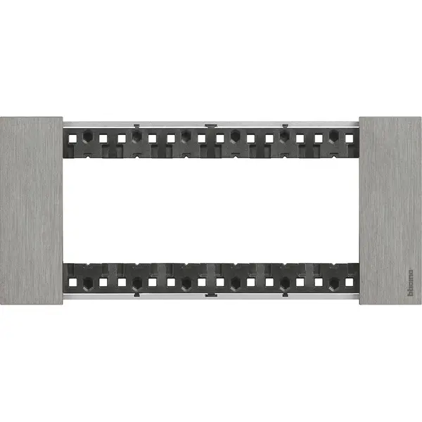 Rama ornament 6 module Bticino Living Now KA4806ZG, otel