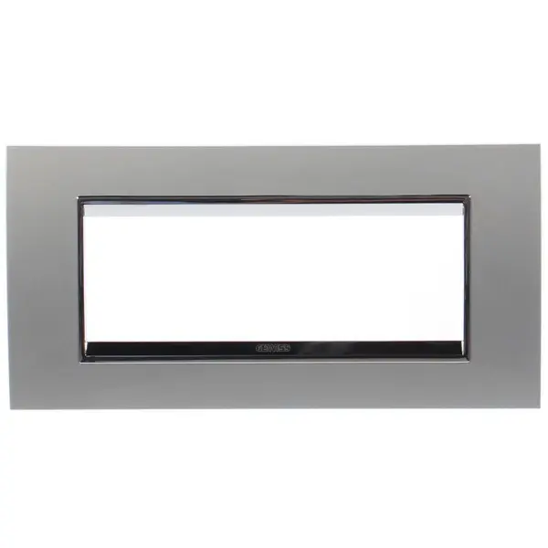 Rama ornament 6 module Gewiss Chorus Lux GW16206VT, titan