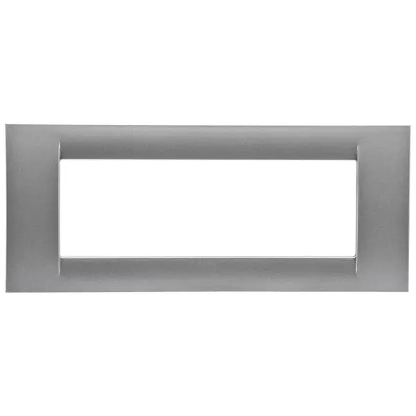 Rama ornament 6 module Gewiss System Virna GW22286, titan