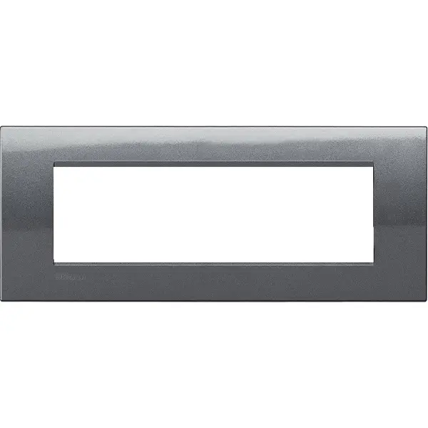 Rama ornament 7 module Bticino Living Light LNA4807AC, otel