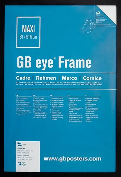 Rama pentru poster GB eye - 61 х 91.5 cm,negru