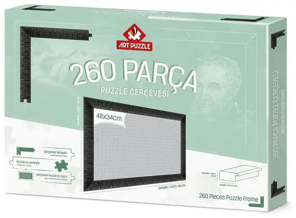 Rama pentru puzzle Art Puzzle - Neagră, pentru 260 piese