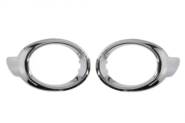 Rama proiector fata stanga dreapta 1 set, 2 buc., crom CITROEN BERLINGO 2 II PEUGEOT PARTNER 2 II intre 2012-2015
