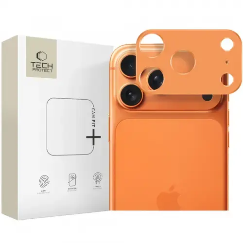 Rama protectie Camera Spate Tech-Protect Camalloy Fit+ pentru Apple iPhone 17 Pro Max, Aluminiu