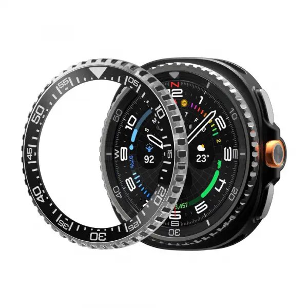 Rama Protectie Spigen Tune Diver pentru Samsung Galaxy Watch Ultra2, Neagra ACS11617