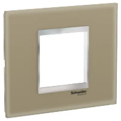 Rama sticla, 2M Schneider Easy Styl LMR7922038, maro deschis/crom