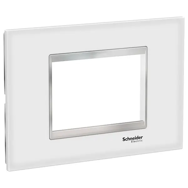 Rama sticla 3M Schneider Easy Styl LMR7963038, alb/crom