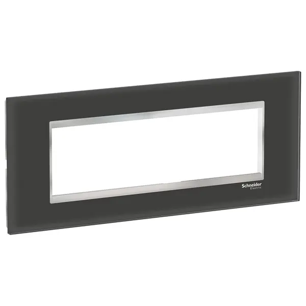 Rama sticla 7M Schneider Easy Styl LMR7937038, negru/crom