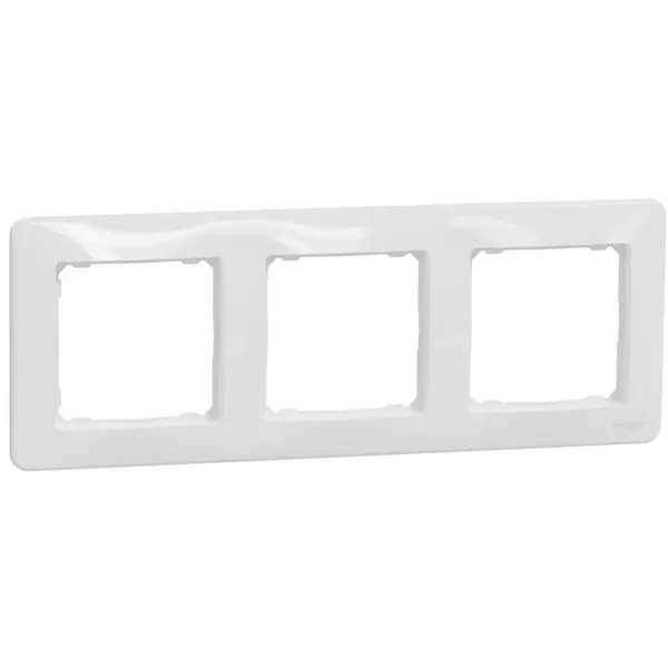 Rama tripla, Schneider, SDD311803, Sedna Design, alb