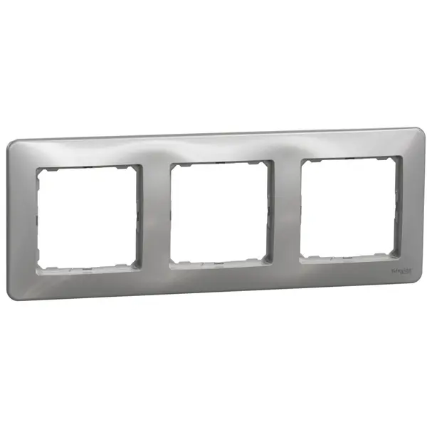 Rama tripla, Schneider, SDD313803, Sedna Design, aluminiu