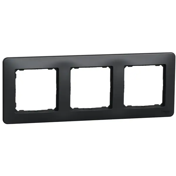 Rama tripla, Schneider, SDD314803, Sedna Design, antracit