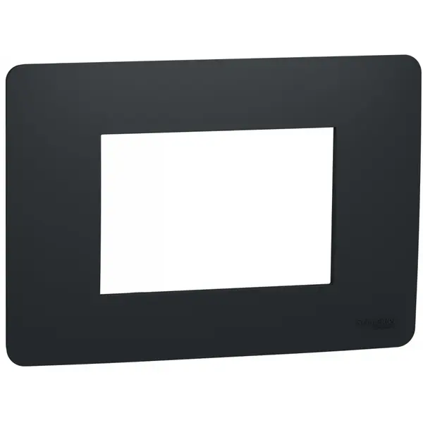 Rama Unica Studio 3 module Schneider Noua Unica NU210354, antracit