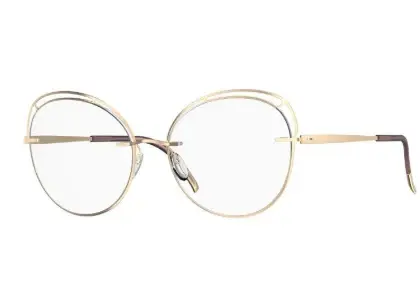 Rame de ochelari Silhouette L006 75 7720 placata cu aur 23k - Default Title