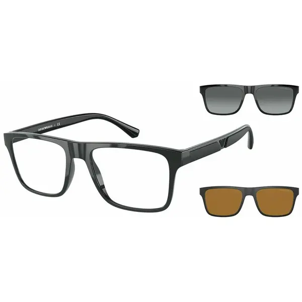 Rame ochelari de vedere barbati Emporio Armani CLIP-ON EA4115 50171W