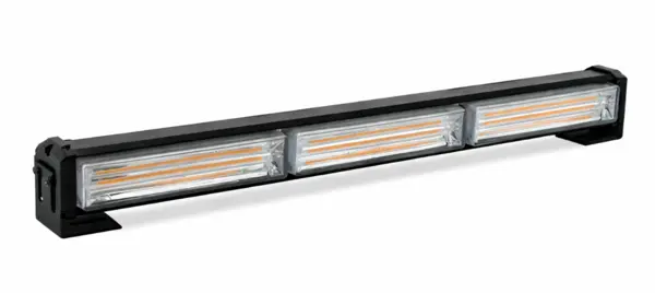 Rampa avertizare luminoasa 3 COB 45 cm 12/24V de 54W stroboscop intermitent