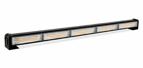 Rampa avertizare luminoasa 5 COB 12/24V de 90W stroboscop intermitent 75CM