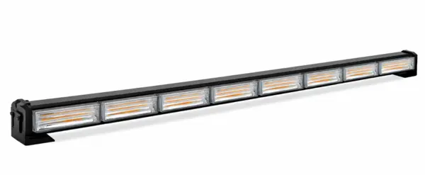 Rampa avertizare luminoasa 8 COB 12/24V de 144W stroboscop intermitent 117CM