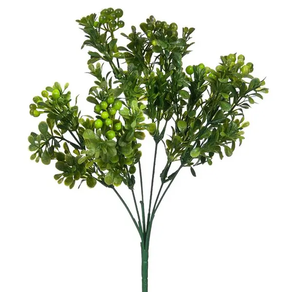 Ramura decorativa artificiala cu fructe verzi,30 cm