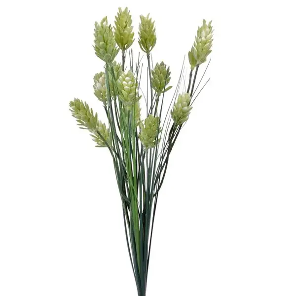 Ramura decorativa artificiala,grau cu spic,42 cm