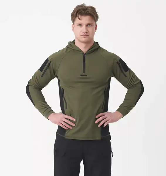 RANGE HOODIE® TOPCOOL Helikon-Tex® - OLIVE-NEGRU / XL