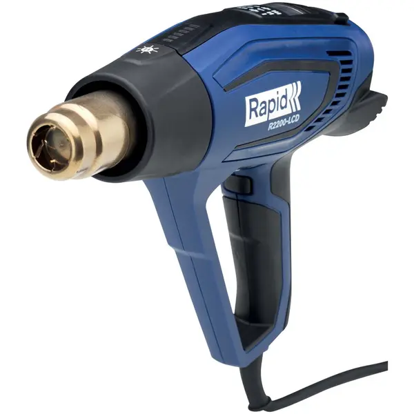 RAPID Rapid 5001448, Pistol cu aer cald R2200-LCD, 2200 W, debit 250-500 l/min