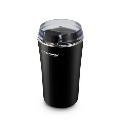 Rasnita cafea ESPERANZA Ristretto EKC008K, capacitate 70g, inox, 17cm inaltime (Negru)