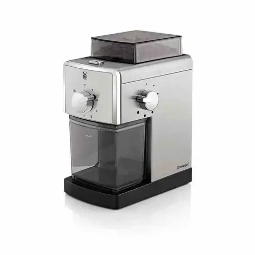 Rasnita de cafea din otel inoxidabil WMF, Argintiu/Negru, 110W