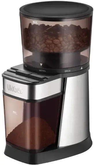 Rasnita electrica cafea Unold U28915, 150W (Negru/Argintiu)