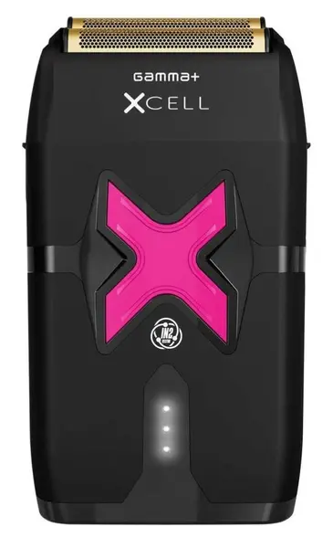 Rasoir GammaPiu – XCELL, 2 capete, negru/roz