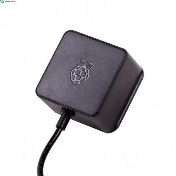 Raspberry Sursă de alimentare neagră de 5 V, 3 A pentru Raspberry Pi 4 Model B, UE
