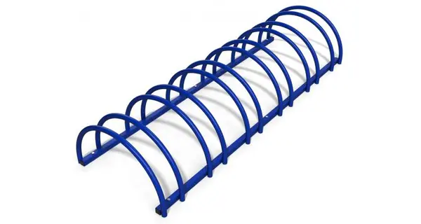 Rastel suport stradal bicicleta cu 6 sloturi -model 0022-6 Albastru
