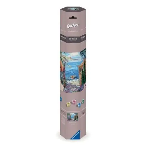 Ravensburger - CreArt pictura pe numere pentru adulti Tablou Canvas peisaj mediteranean