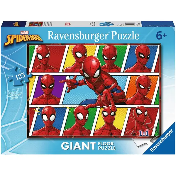Ravensburger Puzzle de podea Ravensburger - Spiderman, 125 piese XXL