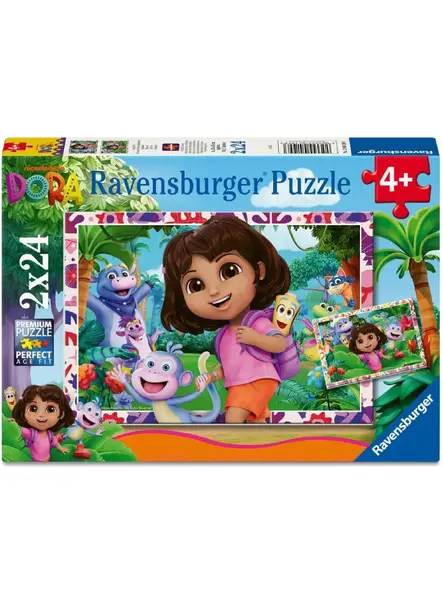 Ravensburger Puzzle Dora The Explorer 2x24p (12004199)