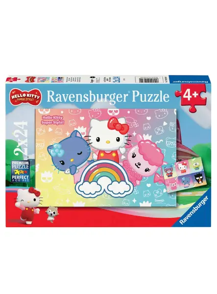 Ravensburger Puzzle Hello Kitty Super Style 2x24pc