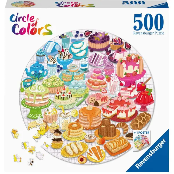 Ravensburger Puzzle Ravensburger - Cerc desert, 500 piese