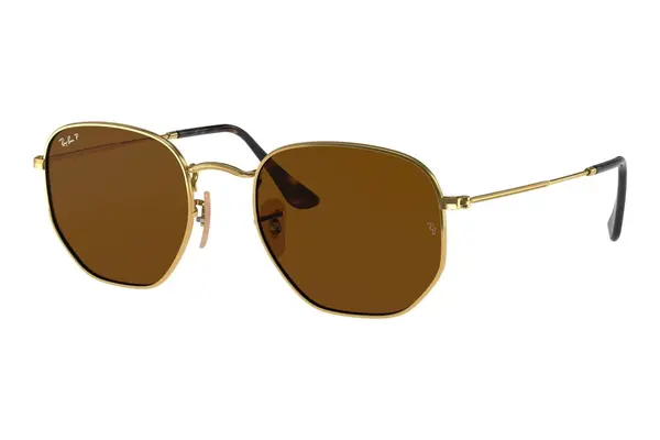 Ray-Ban Hexagonal Flat Lenses RB3548N 001/57 Polarized