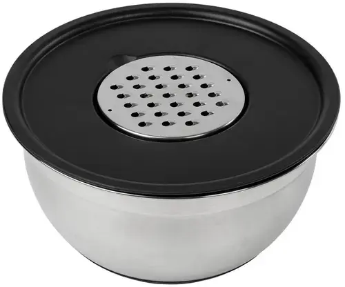 Razatoare cu bol Kitchen Artist (Argintiu/Negru)