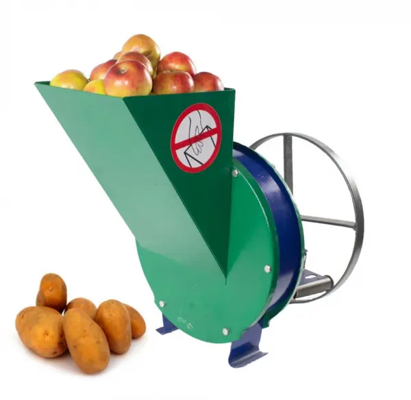 Razatoare fructe Vinita, manuala + fulie atasare motor, Cutit inox, 250kg h, Capacitate 5kg