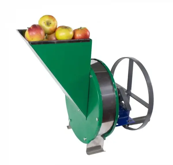 Razatoare fructe Vinita, manuala + fulie atasare motor, Cuva inox, 14kg la 60 rotatii, Capacitate 5Kg