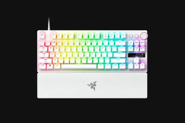 Razer Huntsman V3 Pro TKL 8K, alb Razer Huntsman V3 Pro TKL 8K, alb