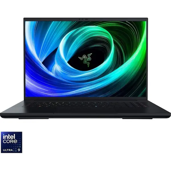 Razer Laptop Gaming Razer Blade 18 cu procesor Intel® Core™ Ultra 9 275HX pana la 5.4GHz, 18'', UHD+ 240Hz, FHD+ 440Hz, 32GB DDR5 RAM, 1TB SSD, NVIDIA® GeForce RTX™ 5070 Ti 12GB GDDR7 , Windows 11 Home (INT Keyboard)
