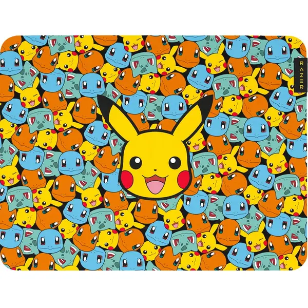 Razer Mousepad Gaming Razer Gigantus V2 M Pokemon Kanto Edition, dimensiuni 360 x 275 x 3mm, Negru