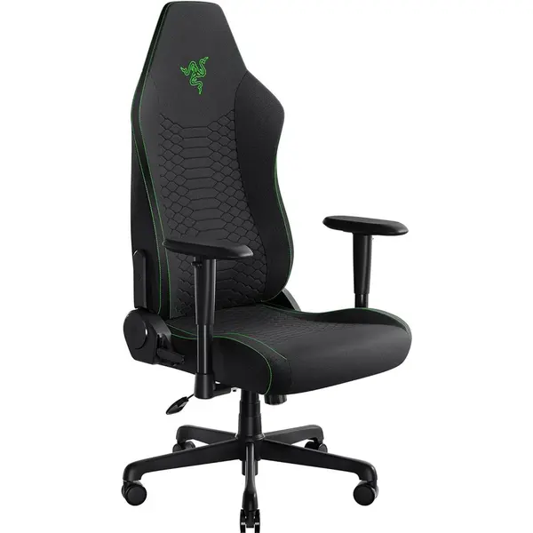 Razer Scaun de gaming Razer Iskur V2 X, Spuma, Cotiere 2D, Perna lombara integrata, Cadru din otel, Negru