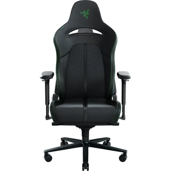 Razer Scaun gaming Razer Enki Gaming Chair with Enhanced Customization, piele sintetica EPU, suport lombar integrat, Negru