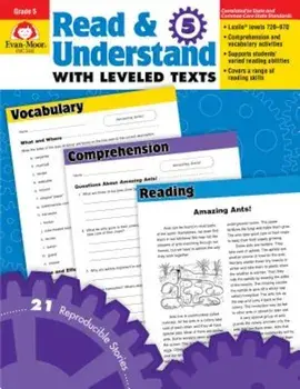Read & Understand with Leveled Texts, Grade 5, Paperback/Evan-Moor Educational Publishers